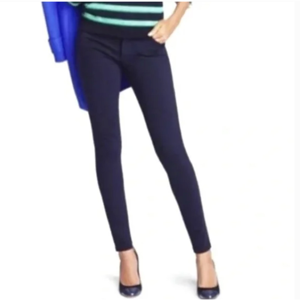 J. Crew Gigi Skinny Ponte Pants 2 Navy Blue Women's J.Crew